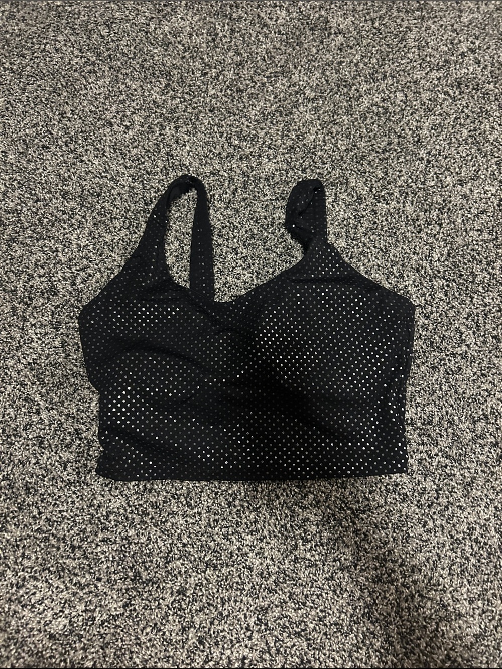 ZYIA Black Polka Dot Bralette
